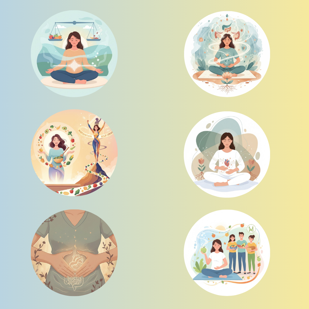 Retrouvez légèreté et confiance – Pack de 6 séances audio pour une gestion plus sereine de l’alimentation